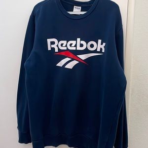Large Blue Reebok Crewneck